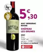 E.Leclerc Aoc - bergerac rouge offre
