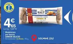 Carrefour Market Madeleines pur beurre offre