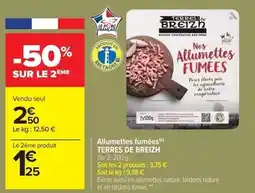 Carrefour Market Allumettes fumées offre