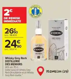 Carrefour Market Brocéliande - whisky grey rock offre