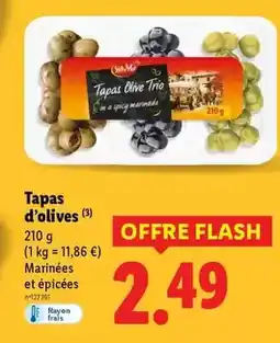 Lidl Solo mar - tapas d'olives offre