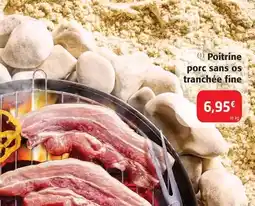Colruyt Poitrine porc sans os tranchée fine offre