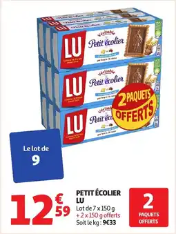 Auchan Petit écolier lu offre