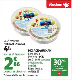 Auchan Mix acid auchan offre