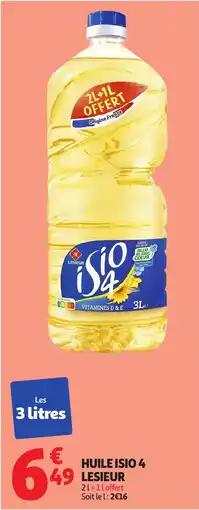 Auchan Huile isio 4 lesieur offre