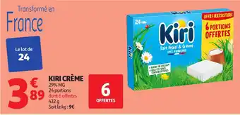 Auchan Kiri crème offre