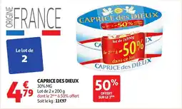 Auchan Caprice des dieux offre