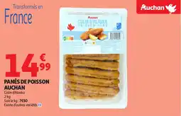Auchan Panés de poisson auchan offre