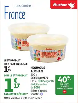 Auchan Houmous auchan offre