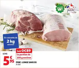 Auchan Porc: longe sans os offre