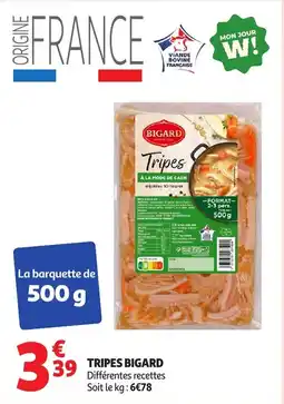Auchan Tripes bigard offre