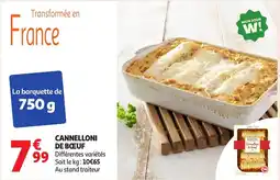 Auchan Cannelloni de bœuf offre