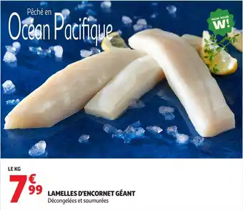 Auchan Lamelles d'encornet géant offre