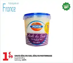 Auchan Sauce aïoli du sud, aïoli ou mayonnaise offre
