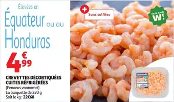 Auchan Crevettes décortiquées cuites réfrigérées offre