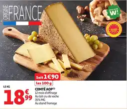 Auchan Comté aop offre