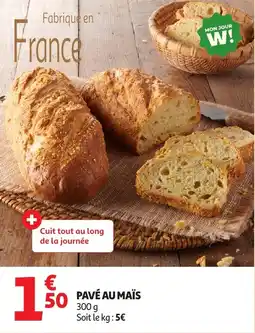 Auchan Pavé au maïs offre
