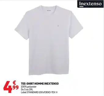 Auchan Tee-shirt homme inextenso offre