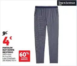 Auchan Pantalon nuit homme inextenso offre