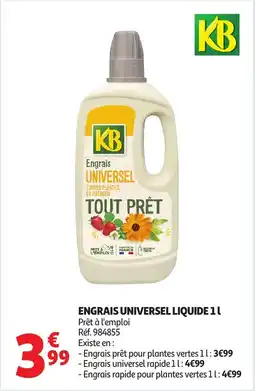 Auchan Engrais universel liquide offre