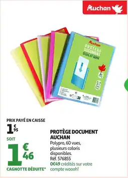 Auchan Protège document auchan offre