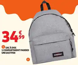 Auchan Sac à dos 1 compartiment padded uni eastpak offre