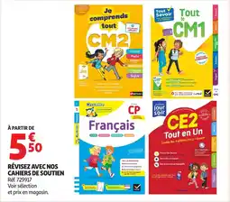 Auchan Révisez avec nos cahiers de soutien offre