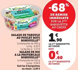 Bi1 Salade de riz a la provencale bonduelle offre
