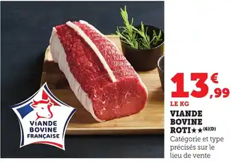 Bi1 Víande bovine roti offre