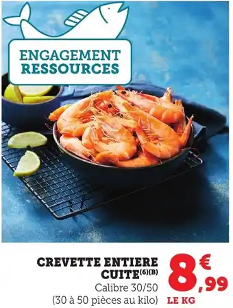 Bi1 Crevette entiere cuite offre