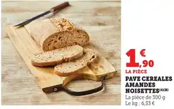 Bi1 Pave cereales amandes noisettes offre