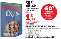 Bi1 Granola extra kellogg's offre