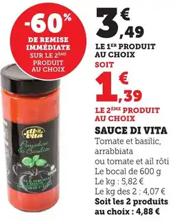 Bi1 Sauce di vita offre