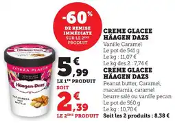 Bi1 Creme glacee häagen dazs offre