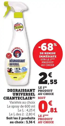 Bi1 Dégraissant universel chanteclair offre