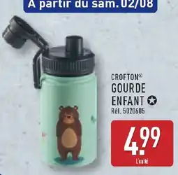 ALDI Crofton gourde enfant offre