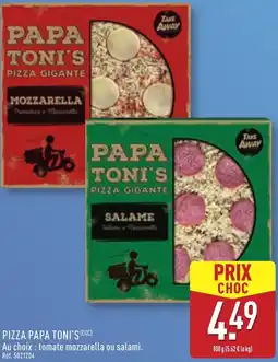 ALDI Pizza papa toni's offre