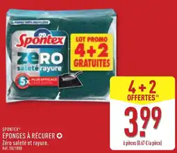 ALDI Spontex éponges à récurer offre