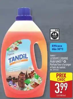 ALDI Tandil lessive liquide parfumée offre