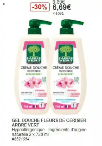 Costco Gel Douche Fleurs De Cerisier Arbre Vert offre