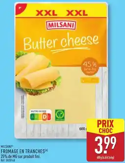 ALDI Milsani fromage en tranches offre