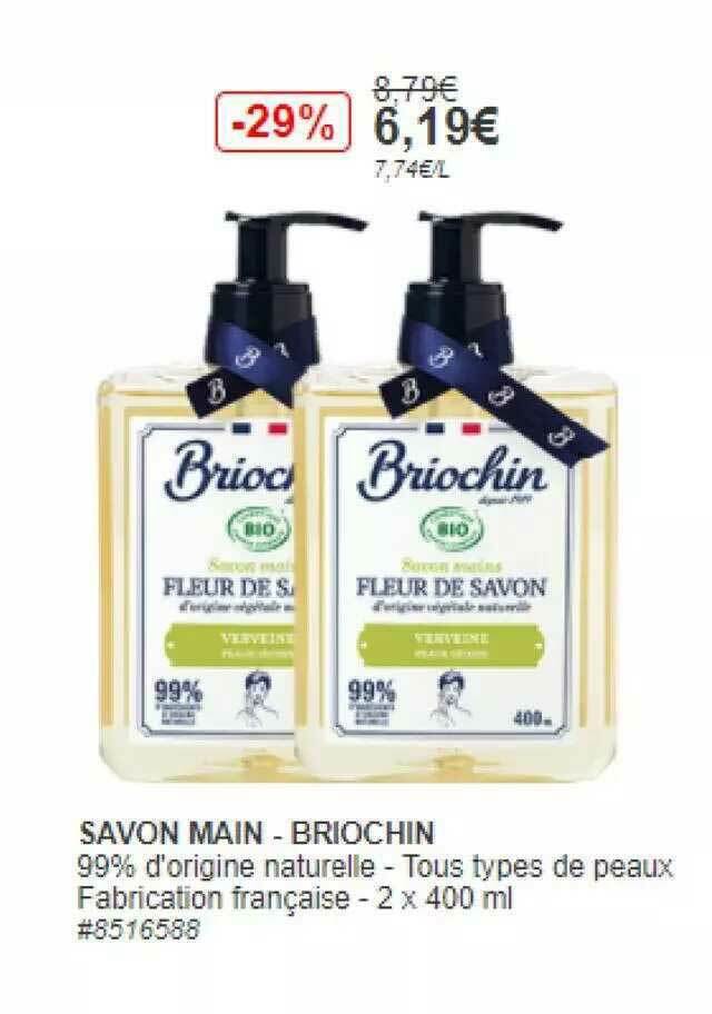 Promo Savon Main Briochin chez Costco