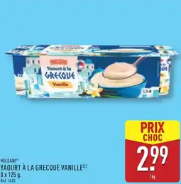 ALDI Milsani yaourt à la grecque vanille offre