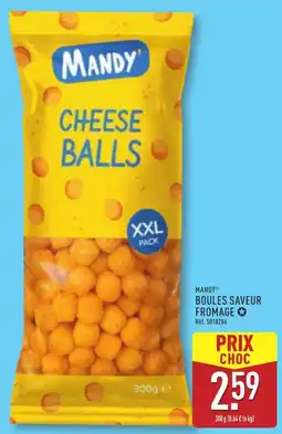 ALDI Mandy boules saveur fromage offre