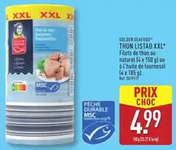 ALDI Golden seafood thon listao XXL offre