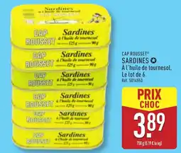 ALDI Cap rousset Sardines offre