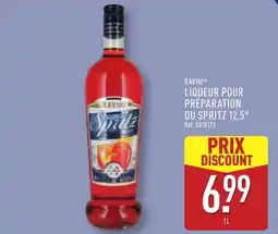 ALDI Ravini liqueur pour préparation du spritz 12,5° offre