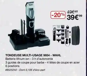 Costco Tondeuse Multu-usage 9854 Wahl offre