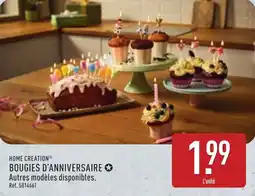 ALDI Home creation bougies d'anniversaire offre