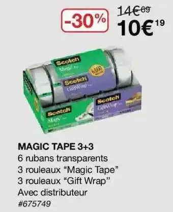 Magic Tape 3+3 Scotch